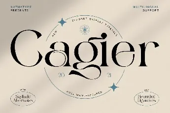 Cagier Serif font