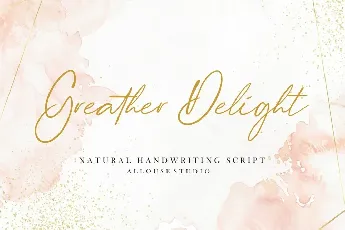 Greather Delight font