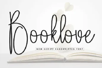 Booklove Script font