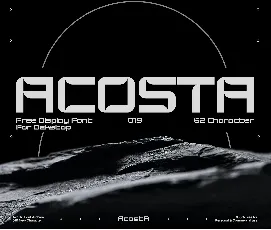 Acosta font