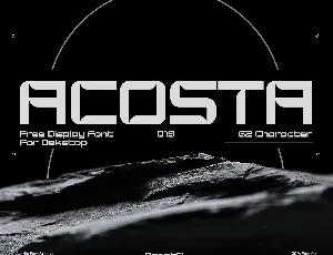 Acosta font