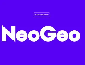 NeoGeo Family font