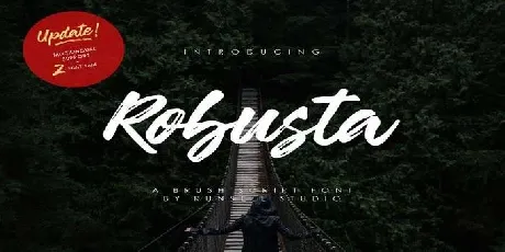 Robusta font