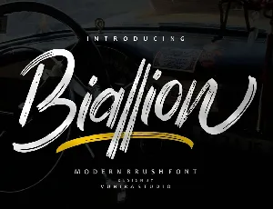 Biallion font