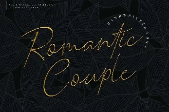 Romantic Couple font