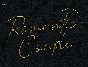 Romantic Couple font