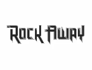Rock Away Demo font