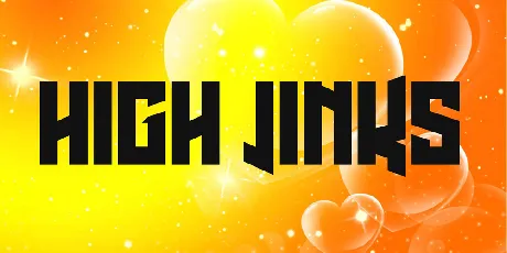 High Jinks font