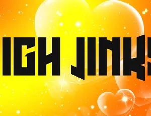 High Jinks font