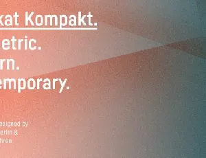 Fabrikat Kompakt Family font