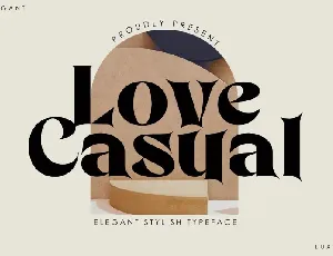 Love Casual font