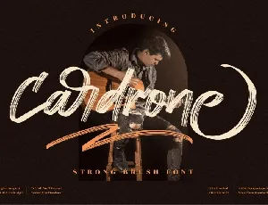 Cardrone font