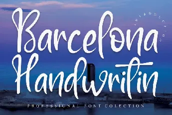 Barcelona Handwritin font