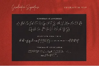 Gradientine Signature font