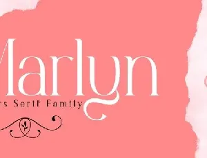 Marlyn Serif font