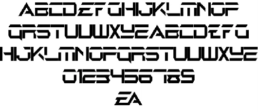 EA Logo font