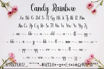 Candy Rainbow font