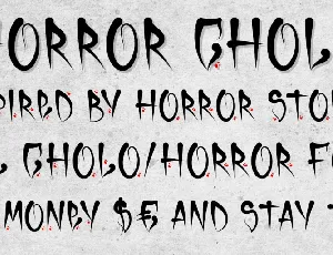 Horror Cholo font