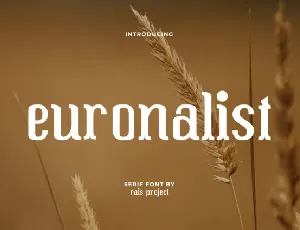 Euronalist font