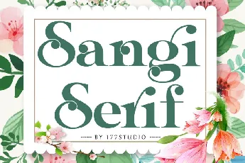 Sangi Serif font