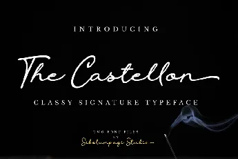 The Castellon Script Free font