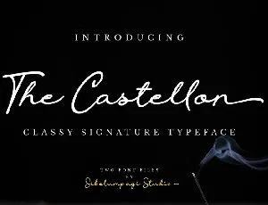 The Castellon Script Free font