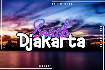 South Djakarta font