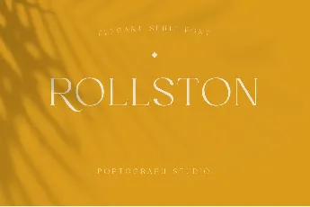 Rollston-Demo font