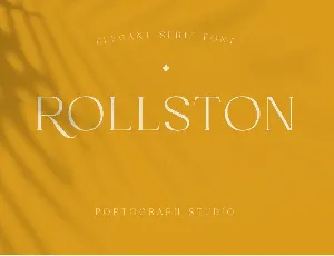 Rollston-Demo font