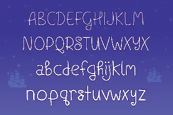 Ships in the Night font