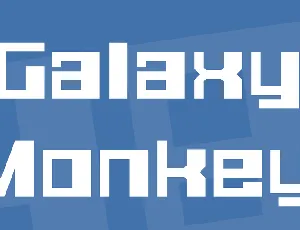 Galaxy Monkey font