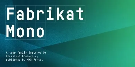 Fabrikat Mono Family font