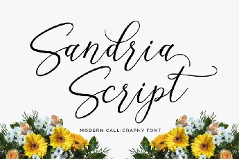 Sandria Script font