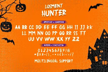 Losment Hunter font