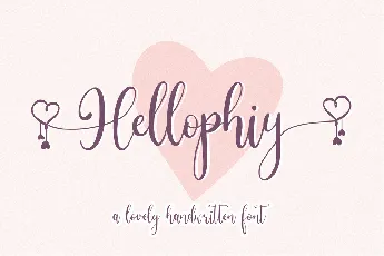 Hellophiy font