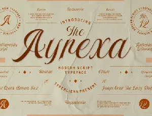 Ayrexa font