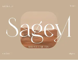 Sageyl font