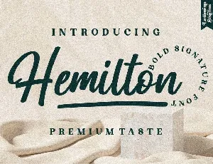 Hemilton font