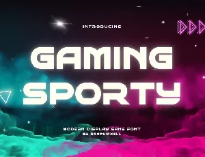 Gaming Sporty font