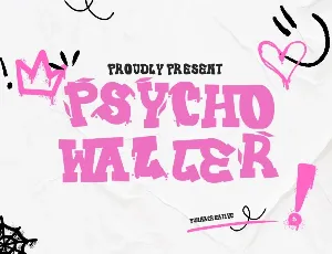 Psycho Waller font