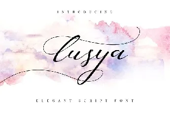 Lusya Handwritten font