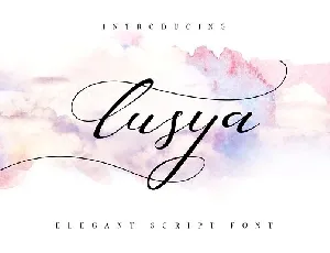 Lusya Handwritten font