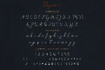 Daysave Demo font