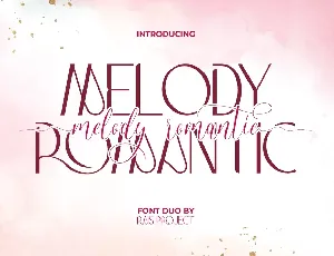 Melody Romantic Demo font