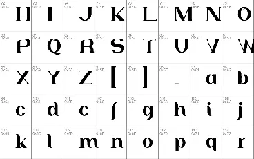 Dagon Scale font