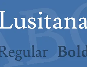 Lusitana font