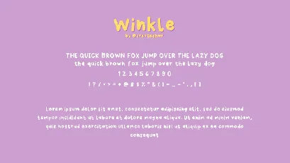 Winkle font