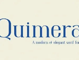 Quimera font