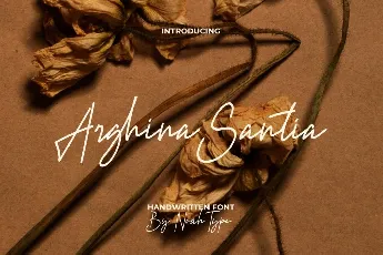 Arghina Santia Demo font