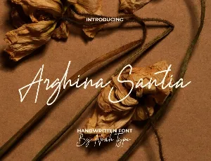 Arghina Santia Demo font